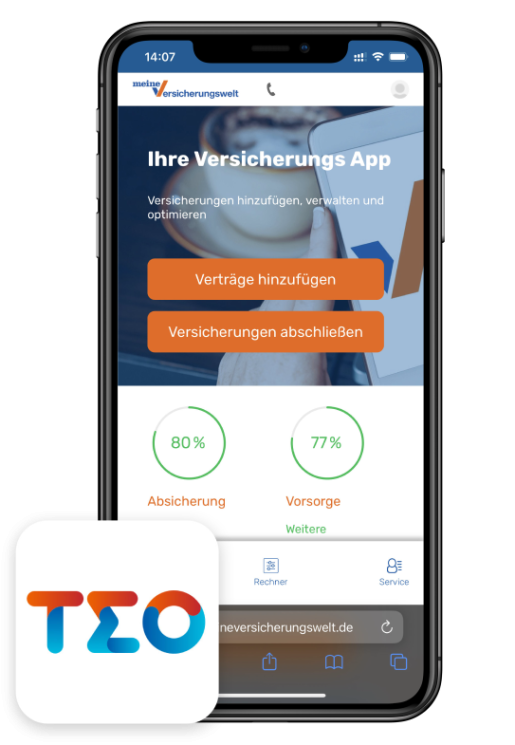 TEO Versicherungs App